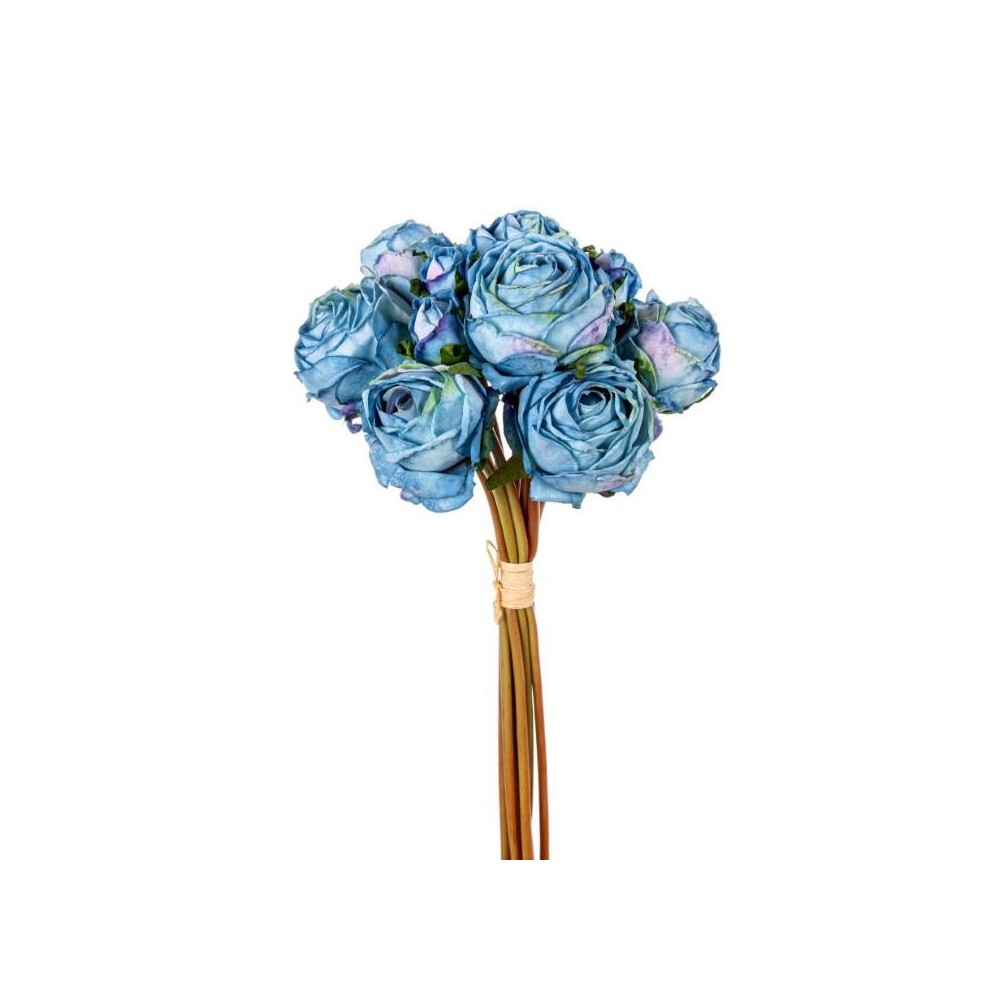 BOUQUET ROSE CM40 BLU'